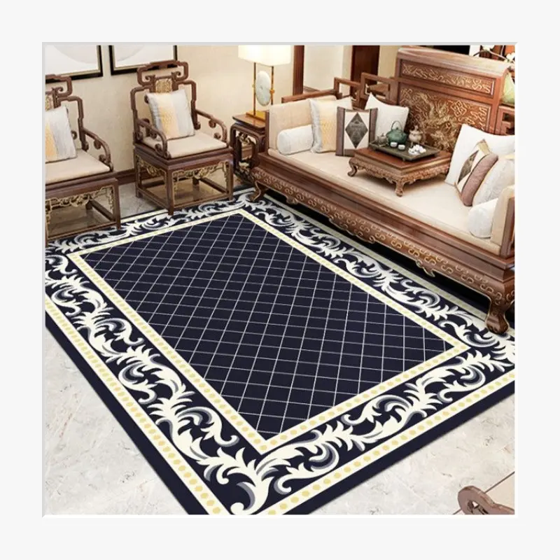 Alfombras de estilo europeo para decoración de sala de estar, alfombras de lujo para el hogar, decoración de dormitorio, Alfombra de área grande