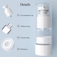 Pot et flacon pompe airless en PP mat blanc de luxe à prix d'usine avec emballage cosmétique en plastique couleur personnalisée