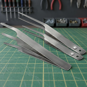 Juego de Pinzas de Entomología con Puntas Largas y Puntas Anchas Cortas, Ideales para Trabajos de Entomología, Superligeras y Flexibles de Shu&Co - Product Image 2