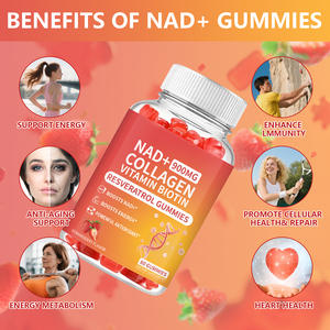 Venta al por mayor Superfood Herbals Suplemento Natural NAD + Reservoratrol Cápsulas Antienvejecimiento Antioxidante Suplemento de Salud - Product Image 5