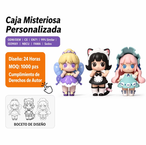 Caja Ciega Personalizada ODM OEM con Figuras de Acción de <span class=keywords><strong>Hada</strong></span> Morada con Alas de Vinilo PVC para Coleccionistas y Regalo - Product Image 1