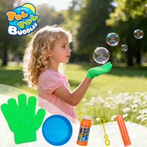 Touchable nảy bong bóng cho trẻ em unpoppable đàn hồi Bong Bóng đồ chơi Set với găng tay ngoài trời Đảng ủng hộ ma thuật xà phòng bong bóng trò chơi - Product Image 1