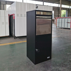 Steel Parcel Box Stainless Steel Parcel Drop Box Standing Big Steel Box Mailbox Outdoor