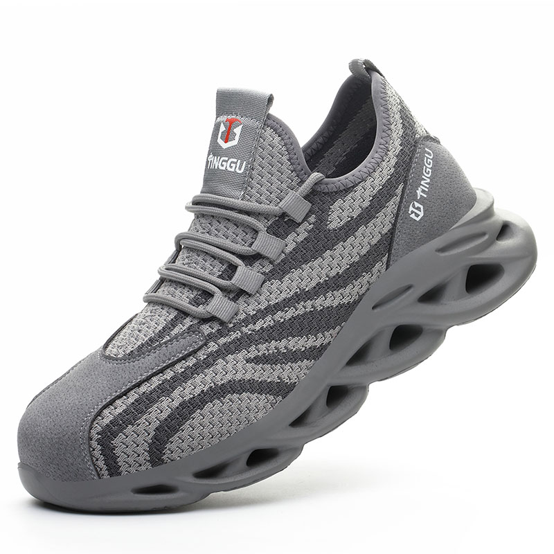 Занятий спортом на открытом воздухе безопасности с защитой от проколов-доказательство с нескользящей подошвой; Водонепроницаемые; Легкие и дышащие; Строительство защитные ботинки со стальным носком