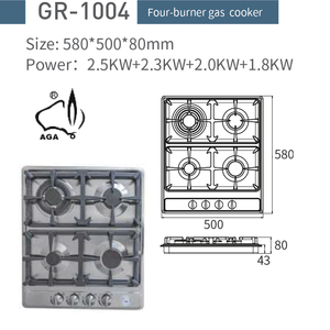 Cuisine de caravane <span class=keywords><strong>AGA</strong></span> Australie Nouvelle-Zélande – Table de cuisson à gaz quatre brûleurs pour caravane et camping-car - Product Image 3