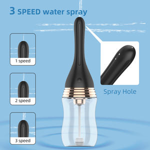 नई इलेक्ट्रिक एनीमा महिलाओं के स्वत: पानी स्प्रे योनि सफाई थरथानेवाला समलैंगिक सफाई एनीमा गुदा सेक्स खिलौना - Product Image 2