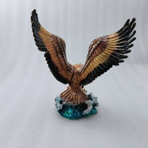 Scatola regalo in metallo bejewelled smaltato scatola in piedi gufo scatola di gingillo <span class=keywords><strong>d</strong></span>'aquila per uso domestico decorazione - Product Image 5