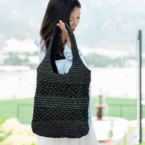 Strandvakantie tas Franse schoudertas geweven tas modieuze schoudertas grote capaciteit casual veelzijdige strandhandtas - Product Image 6