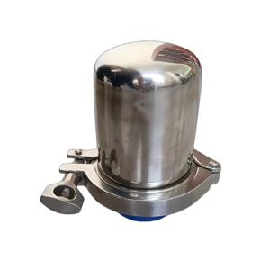 جهاز تنفس من الفولاذ المقاوم للصدأ للمنتجات الصحية، صمام تنفس صحي من طرف ثلاثي مصباح - Product Image 5