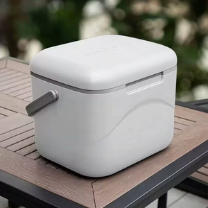 Hiệu suất cao 16L PP cứng cách điện băng hộp nhựa di động cắm trại làm mát với bánh xe cho bãi biển cắm trại - Product Image 5