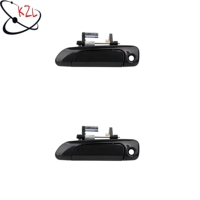 Poignée de porte extérieure avant gauche 72180-S5D-A01 72180-S5D-A02, poignée de porte extérieure noire pour Honda Civic