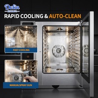 Four à convection rotatif professionnel, four combiné électrique à 10 plateaux avec fonction vapeur pour boulangerie et pizzeria