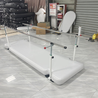 Tapis de marche gonflable en PVC DWF pour la rééducation, équipé d'une planche d'équilibre et de barres doubles parallèles