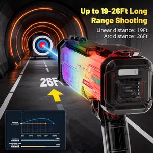 Nouveau pistolet à eau électrique 2026 avec lumières LED et effets sonores, grande capacité, haute pression, jouets pour enfants - Product Image 2