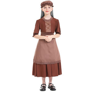 2025 nuovi stili di <span class=keywords><strong>ragazza</strong></span> nonna lupo Cosplay uniformi vestito grembiule fiaba campagna abiti da fattoria costumi di Halloween per bambine - Product Image 1