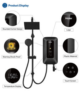 Chauffe-<span class=keywords><strong>eau</strong></span> instantané sans réservoir 220V 5,5 kW 50Hz, douche à main électrique, système basse <span class=keywords><strong>pression</strong></span> économique pour usage extérieur, CE - Product Image 6