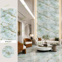 Panneau mural en stratifié composite SPC imitation marbre multi-styles / Feuille de marbre UV en PVC plastique