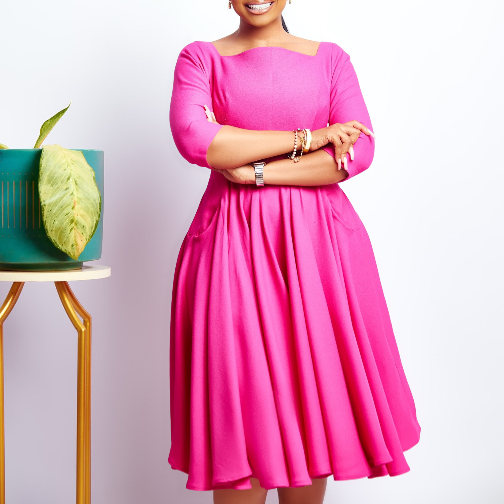 Shop Our MD456 Elegant Dresses - Perfect for Party & Office