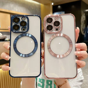 Custodia per telefono cellulare di ricarica Wireless di lusso per <span class=keywords><strong>iPhone</strong></span> 16 <span class=keywords><strong>Pro</strong></span> Max custodia protettiva per <span class=keywords><strong>iPhone</strong></span> 17 16 15 14 13 12 <span class=keywords><strong>Pro</strong></span> Max - Product Image 5