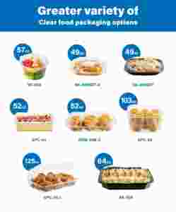 Caja de pan de plástico desechable de 125oz Embalaje de alimentos PET reciclable - Product Image 2