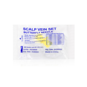 Dụng cụ thú y kim bướm 21g để rút máu với kích thước đo - Product Image 6