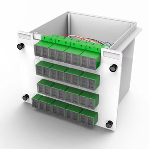 อุปกรณ์ไฟเบอร์ออปติกแบบทูปแบบ PLC Splitter ผลิตในจีน พร้อมกล่อง ABS สำหรับเครือข่ายไฟเบอร์ออปติกแบบพาสซีฟ PON และเครือข่ายไฟเบอร์ LAN - Product Image 3