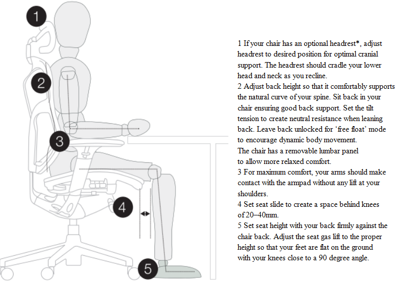 fabric chair fully adjustable 5 years warranty multi-functional high quality mesh ergonomic chair office