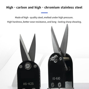 Ciseaux d'oreille automatiques à action bidirectionnelle à grande vitesse Machine de <span class=keywords><strong>masque</strong></span> pneumatique KN95 avec outils de coupe de qualité industrielle - Product Image 4