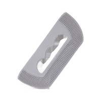Éliminateur de poils Simple en gel de silicone, brosse à gel souple, grattoir pour poils d'animaux, collecteur de poils de chien et de chat, coupe-boules de poils
