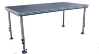 Plateau de table de mariage en métal, en contreplaqué métallique, portable, pas cher, scène de Concert, DJ, événement, haut-parleur, plaque de pile, noir, argent