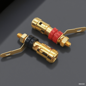 Rasantek פרמיה 4 מ "מ הודעות כריכות בננה-מסופי רמקול <span class=keywords><strong>hifi</strong></span> קישוריות אודיו מעולה ומערכות וידאו - Product Image 2