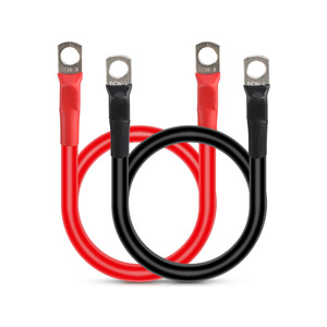 CNSPEED 5AWG Battery <b>Charging</b> <b>Cable</b> 16mm Ring Terminals Copper Wire Silicone Sheathed For Car Audio Power Connection - Product Image 1
