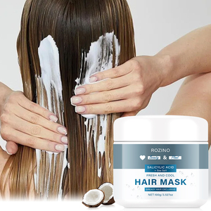 Mascarilla Capilar ROZINO con Ácido Salicílico y Sal Marina 100g, Tratamiento Capilar Refrescante, Acondicionador Profundo para Cabello Graso, Suavizante y Brillante - Product Image 2