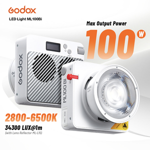 GODOX ML100 Bi 100W Lumière de <span class=keywords><strong>streaming</strong></span> en direct bicolore, lumière vidéo de scène nocturne extérieure, perle de lumière COB, lumière portable de poche - Product Image 6