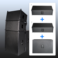 Système de sonorisation professionnel DCW210 double 10 pouces Line Array, enceinte de scène DJ église, système de sonorisation Line Array actif/passif