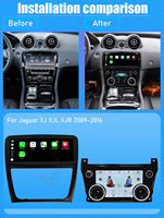 Autoradio Android 128 Go avec écran tactile, CarPlay sans fil intégré, GPS pour Jaguar XJL/XJ 351 2009-2016 (10,25 pouces) Garantie 1 an