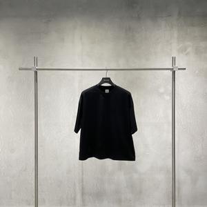 Camiseta de Punto de Manga Corta Básica de Color Sólido Personalizada para Hombre, 100% Algodón, Suave, Transpirable, Antiarrugas, Corte Regular, Verano - Product Image 6