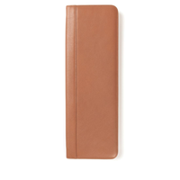 Étui de Voyage pour Cravates Homme de Luxe, Organisateur Robuste avec Fermeture Éclair, Boîte Cadeau pour Cravates et Accessoires en Cuir