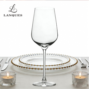 Verres à vin <span class=keywords><strong>de</strong></span> <span class=keywords><strong>Bourgogne</strong></span> Lanques Premium, inspirés <span class=keywords><strong>de</strong></span> la conception européenne, durables, blancs transparents, à long pied, 420 ml, ovales, compatibles lave-vaisselle, pour un usage quotidien à la maison - Product Image 2