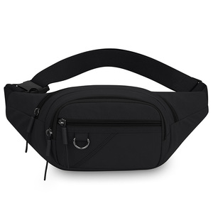 Women's Waist <b>Bag</b> Nylon Multiple Pockets Water Resistant Crossbody <b>Bag</b> Everyday Use Khaki - Product Image 5
