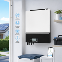 Onduleur solaire hybride haute performance 11 kW monophasé à onde sinusoïdale pure MPPT WiFi pour usage résidentiel et stockage d'énergie quotidien