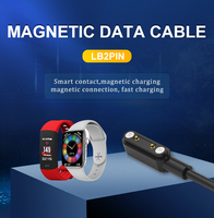 Venta de fábrica Conector de cable de PIN Pogo USB magnético directo Cable de carga magnética de 4 pines Cable de carga rápida magnética
