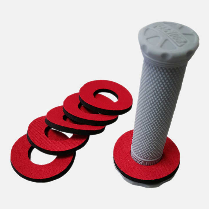 Grip Donuts For Dirt Bikes & BMX - Extra Cushion, 7mm Thick, Eagle Design