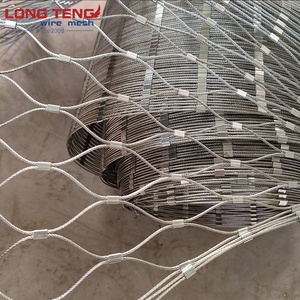 Red de jaula de pájaros de acero inoxidable 316, malla de aviario de pájaro de tejido liso, malla de cuerda de alambre tejida con servicio de procesamiento de corte - Product Image 4