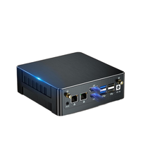 Mini PC Industrial Ramping Intel Generasi ke-12 Core I3-1220P 10 Core MU06 Komputer Desktop Kantor DDR4 NVMe SSD Layar Triple 4K
