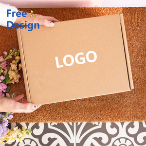 Boîtes d'emballage en carton ondulé haut de gamme personnalisées en gros, impression couleur, boîte cadeau pour chaussettes, gaufrage, manipulation, expédition personnalisée - Product Image 2