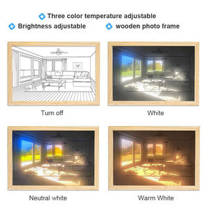 2023 mới đến ánh sáng sáng tạo USB bảng Sơn đèn LED ánh sáng ban đêm Dimmable ảnh Đèn cho trang trí nội thất, trẻ em Quà tặng - Product Image 3