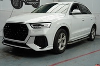 Kit carrosserie avant style RSQ3 F3 avec calandre nid d'abeille pour Audi Q3 SQ3 8U 8U.5 2013-2019, mise à niveau facelift pour Q3 SQ3 8U