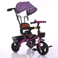 Poussette pas chère en gros 4 en 1, tricycle pour bébé, tricycle à pousser pour enfants, tricycle pour enfants homologué CE, tricycle à 3 roues, vélo pour bébé fabriqué en Chine