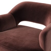 Fauteuil pivotant en velours de luxe, fauteuil design moderne pour salon, canapés et chaises d'hôtel